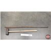 Image 1 : Sledge Hammer (10lbs) & Crow Bar (Crow Bar Measures : 51"L)  (Note: This item located : 2209 - 23 St