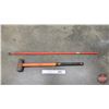 Image 1 : Sledge Hammer (10lbs) & Crow Bar (Crow Bar Measures : 51"L)  (Note: This item located : 2209 - 23 St