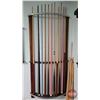 Image 2 : Pool Cues & Holder   (Note : Located 3 Miles North Of Wainwright)