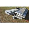 Image 2 : Overhead Door & Tracks (2 Sets) : One Manual & One Electric (Both Measures : 10Ft H x 12Ft W)  (Note