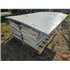 Image 2 : PALLET LOT : Metal Store Shelving : 16ft Sections (Various Shelf Lengths) (from Wainwright Co-Op Lum