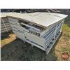 Image 2 : PALLET LOT : Metal Store Shelving : 16ft Sections (Various Shelf Lengths) (from Wainwright Co-Op Lum