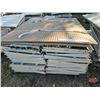 Image 2 : PALLET LOT : Metal Store Shelving : 16ft Sections (Various Shelf Lengths) (from Wainwright Co-Op Lum