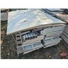 Image 2 : PALLET LOT : Metal Store Shelving : 16ft Sections (Various Shelf Lengths) (from Wainwright Co-Op Lum
