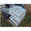 Image 1 : PALLET LOT : Variety of Wire Shelving (15pcs) (from Wainwright Co-Op Lumber)  (Note : Located 3 Mile