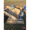 Image 1 : PALLET LOT : Variety of Shelving Hangers & Wire Dividers c/w Cordage Length Meter (from Wainwright C