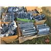 Image 1 : PALLET LOT : Variety of Shelving Hangers & Wire Dividers (from Wainwright Co-Op Lumber)  (Note : Loc