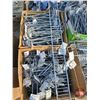 Image 2 : PALLET LOT : Variety of Shelving Hangers & Wire Dividers (from Wainwright Co-Op Lumber)  (Note : Loc