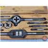 Image 3 : Butterfield Tap & Die Set w/ Wooden Case (Case Measures : 2"H x 17"W x 6"D)  (Note: This item locate