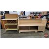 Image 1 : Work Bench & Plywood Cabinet w/No Top (Cabinet Measures : 34-1/2"H x 70-1/2"W x 22-1/2"D)  (Note: Th
