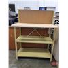 Image 2 : Work Bench & Plywood Cabinet w/No Top (Cabinet Measures : 34-1/2"H x 70-1/2"W x 22-1/2"D)  (Note: Th