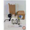 Image 1 : Motorcycle Helmet Racks w/Glove Rack (2) (3pk) (NIB) (Box Measures : 15"H x 8"W x 6"D)  (Note: This 