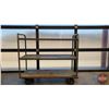 Image 1 : Metal Three Tier Rolling Cart (Measures : 40"H x 46"W x 22"D)  (Note: This item located : 2209 - 23 