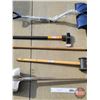 Image 4 : Long Handle Tools (5) : - Aluminum Square Shovel - Splitting Maul - Post Maul - Scraper - Snow Shove