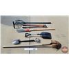 Image 2 : Long Handle Tools (6) : - Timberjack - Tire Chain Crimper - Brush Cutter - Spade - Emergency Snow Sh