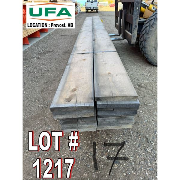LOCATION : UFA PROVOST : LUMBER : 2x12x20ft (16pcs)  (IMPORTANT Note: This item located : UFA PROVOS