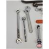 Image 2 : Tool Grouping : - Combination Wrenches  - Crescent Wrenches - Sockets Ratchet - Under Sink Wrench - 