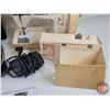 Image 2 : Remington Electric Typewriter w/Singer Sewing Machine  (Note: This item located : 2209 - 23 Street W