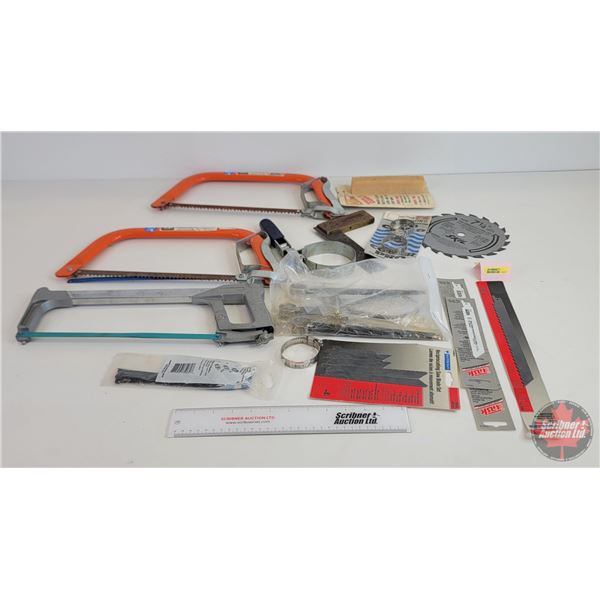 Tool Combo :  - Limb Saws (2) - Hack Saw - Recip Blades - Skil Saw Blades  - Oil Filter Wrench - ETC