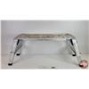 Image 4 : Aluminum Folding Work Stand (Measures : 19"H x 38"W)  (Note: This item located : 2209 - 23 Street Wa