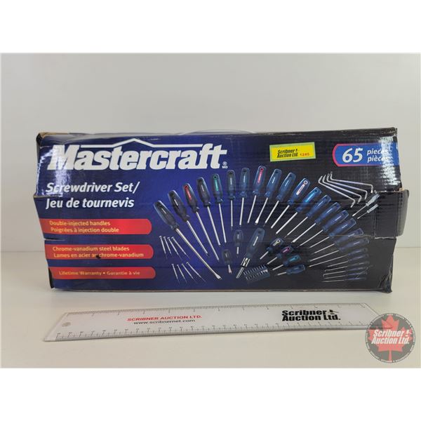 Mastercraft Screwdriver Set (65pc) (NIB)  (Note: This item located : 2209 - 23 Street Wainwright, AB