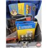 Image 2 : Mastercraft Maximum Tool Box w/Contents : - Scraper Blades - Hollow Punch Set - Speed Square - Acura