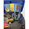 Image 8 : Mastercraft Maximum Tool Box w/Contents : - Scraper Blades - Hollow Punch Set - Speed Square - Acura