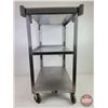 Image 2 : Vollrath Stainless Steel Cart (Measures : 32-1/2"H x 28"W x 16"D)  (Note: This item located : 2209 -