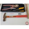 Image 2 : Tool Box w/ Contents : - Hammers - Mallets - Bar Clamp - ETC! (Tool Box Measures : 8"H x 19"W x 9-1/
