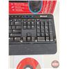 Image 8 : Microsoft Wireless Desktop Keyboard w/Mouse  (Note: This item located : 2209 - 23 Street Wainwright,