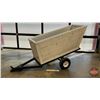 Image 2 : Homebuilt Utility Wagon (2" Ball Hitch) (Measures : 33"H x 36"W x 82"L) (NOTE : (1) Tire Leaks)  (No