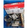 Image 15 : Folding Lid Plastic Tote w/Contents - Timers Switches - Thermostat - Emergency Light - Joist Hangers