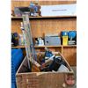 Image 2 : Wooden Crate Lot w/Large Variety of Home Decor & Household Used Products including Bed Frame, Blinds