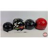 Image 2 : Helmets (4) : Variety (NOTE : Snowmobile Helmet Has Holes Drilled In Top)  (Note: This item located 