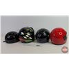 Image 3 : Helmets (4) : Variety (NOTE : Snowmobile Helmet Has Holes Drilled In Top)  (Note: This item located 