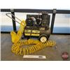 Image 1 : Sears Air Compressor : Twin Cylinder (6 Gal) c/w Coil Air Hose  (Note: This item located : 2209 - 23