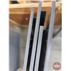 Image 8 : Metal Rolling Pegboard Cart (Not Assembled : Needs Bolts) (Measures : 62"H)  (Note: This item locate