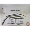 Image 1 : Weathertech Side Window Deflectors (Part # 9089) (New) (Box Measures : 2"H x 47"W x 14"D)  (Note: Th