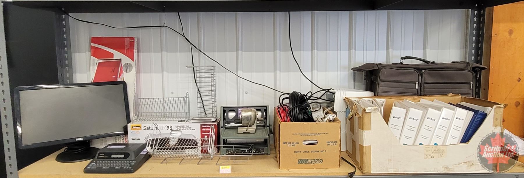Computer Monitors With Label Shelf Lot : Office Supplies Incl. - Binders - Computer Monitor - Label ...