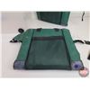 Image 8 : Plastic Tote w/Life Jackets (3) (Size Small/Child) & Stadium Seat Cushions (2)   (Note: This item lo