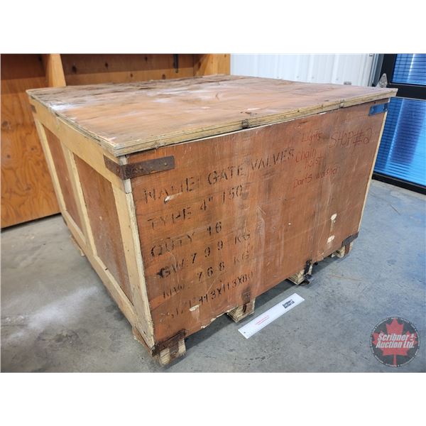 Wooden Shipping Crates (4) (Empty) (All Measure : 28"H x 44"W x 43"D)  (Note: This item located : 22
