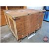 Image 1 : Wooden Shipping Crates (4) (Empty) (All Measure : 28"H x 44"W x 43"D)  (Note: This item located : 22