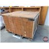 Image 2 : Wooden Shipping Crates (4) (Empty) (All Measure : 28"H x 44"W x 43"D)  (Note: This item located : 22