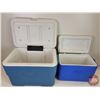 Image 8 : Coleman Coolers (2) (Largest Measures : 16"H x 24"W x 16"D)  (Note: This item located : 2209 - 23 St