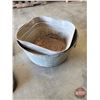 Image 2 : Implement Seats (5) & Galvanized Tubs (2) & Manitoba Scoop   (Note: This item located : 2209 - 23 St
