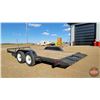 Image 1 : FLATDECK TRAILER : 2001 Triton 18' Utility Tilt Deck