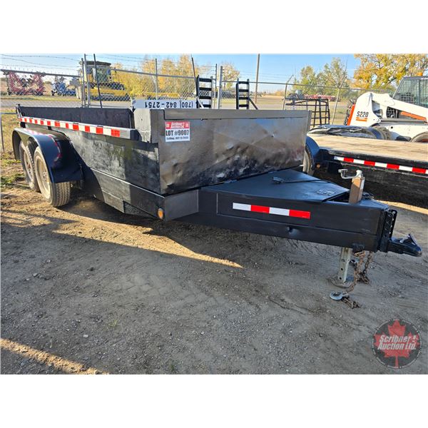 DUMP TRAILER : 2007 Trailtech : 14ft