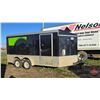 Image 2 : Cargo Trailer : 2011 AGASSIZ : 17ft V-Nose : Tandem Axle