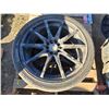 Image 8 : Pallet Lot - Tires (4) & Rims : - Aeolus 225/40ZR18 on Forza Rims - Michelin 235/40ZR18 on Volvo Rim