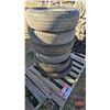 Image 1 : Pallet Lot - Tires (6): - (2) Carlisle Radial ST235/80R16 - (3) Crosswind LT235/85R16 - (1) Rainier 